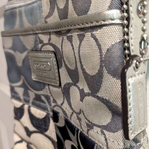 Coach canvas crossbody purse